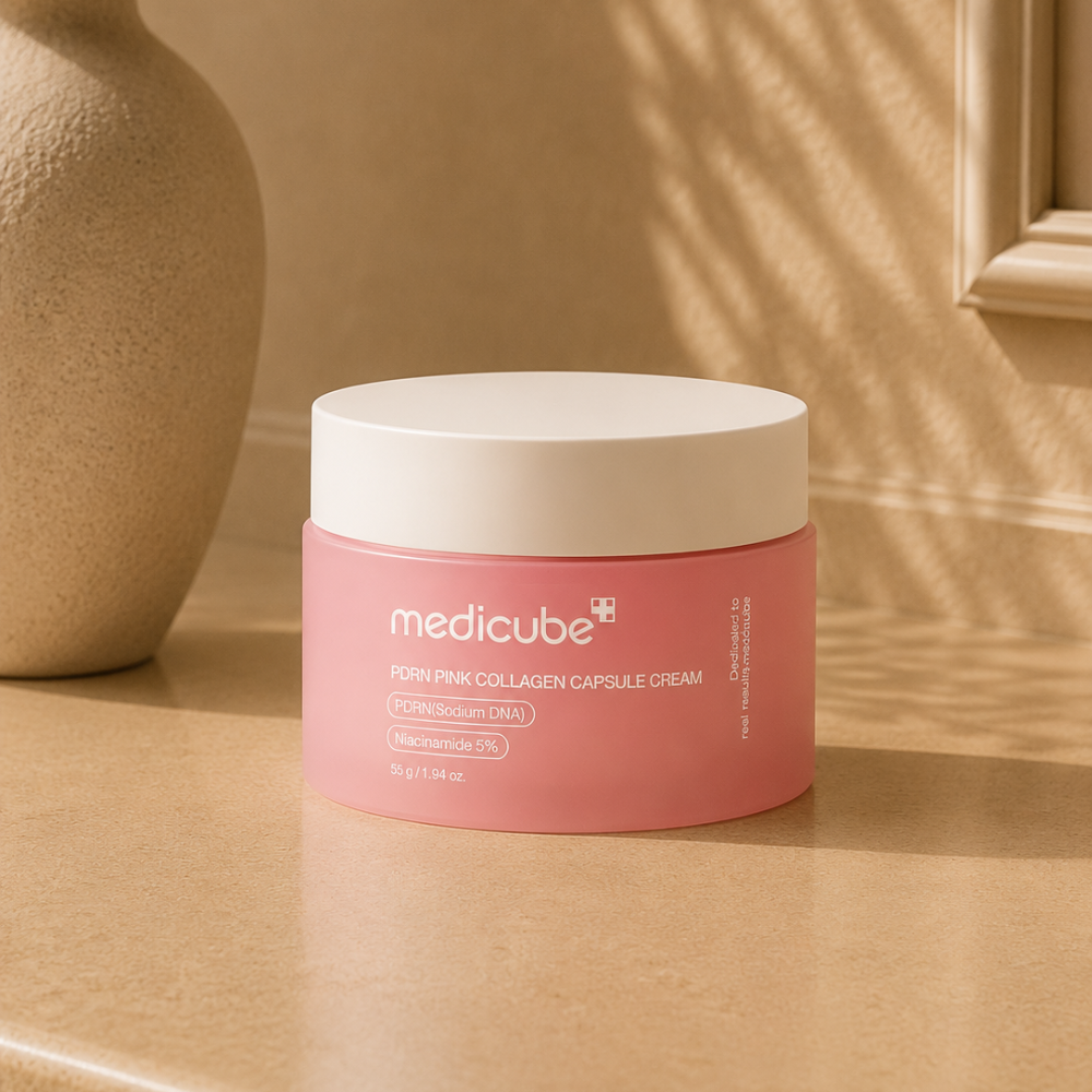 Crema facial PDRN con cápsulas de colágeno rosa - Imagen 1